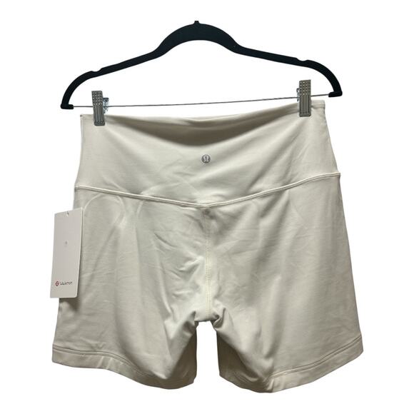 NWT Lululemon Align Side Strip Shorts, 6”, Light Ivory/White - 12 - Picture 7 of 8